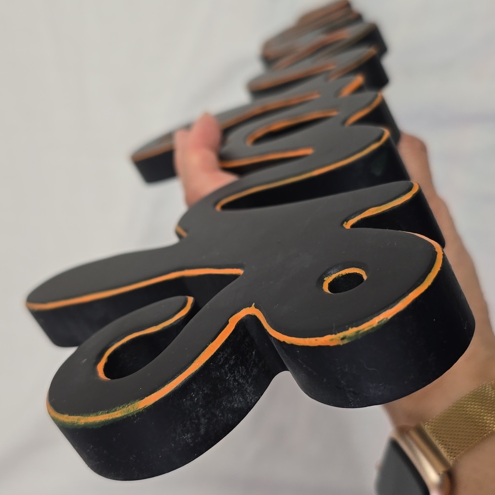 Shalom Word Wooden Wall Sign New - Picture 3 of 7